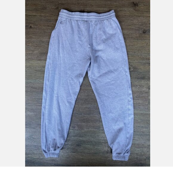 Share TNA Aritzia Sweatpants Extra Boyfriend Fleece Jogger Gray Womens M - Picture 2 of 10